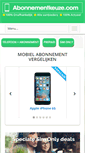 Mobile Screenshot of abonnementkeuze.com